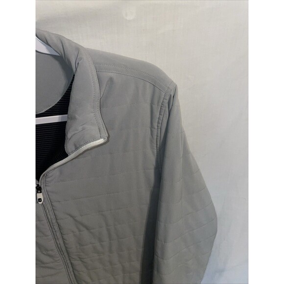 Footjoy Women’s Golf Full Zip Jacket Size Medium Gray Comfort Insulated Active - Picture 4 of 12